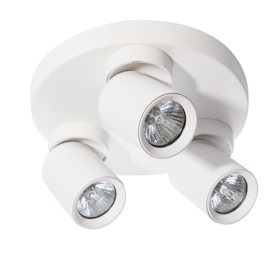 Pointa 3 biały – reflektor natynkowy 3xGU10